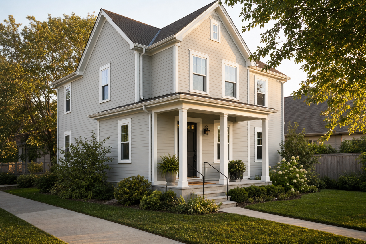 March Wind by Sherwin-Williams on exterior