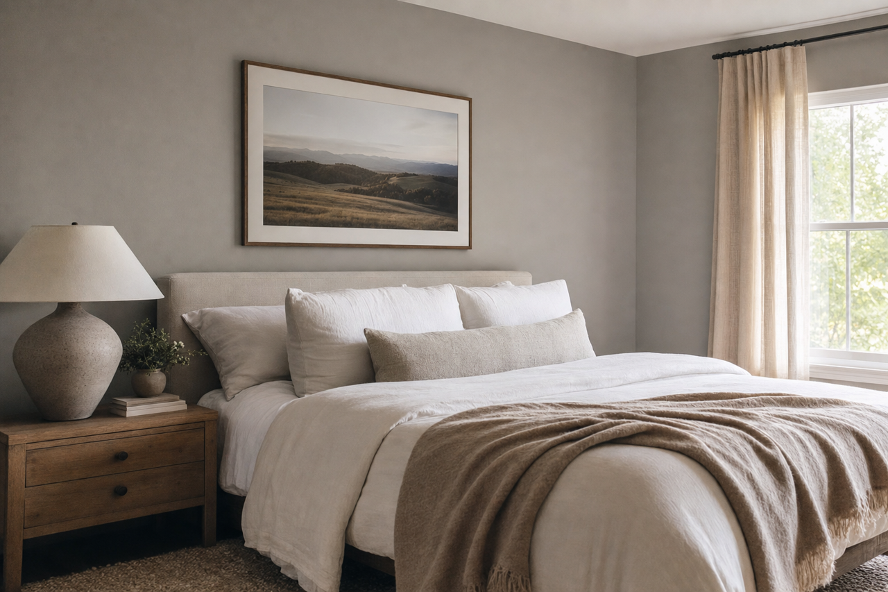 Summit Gray by Sherwin-Williams on interiors