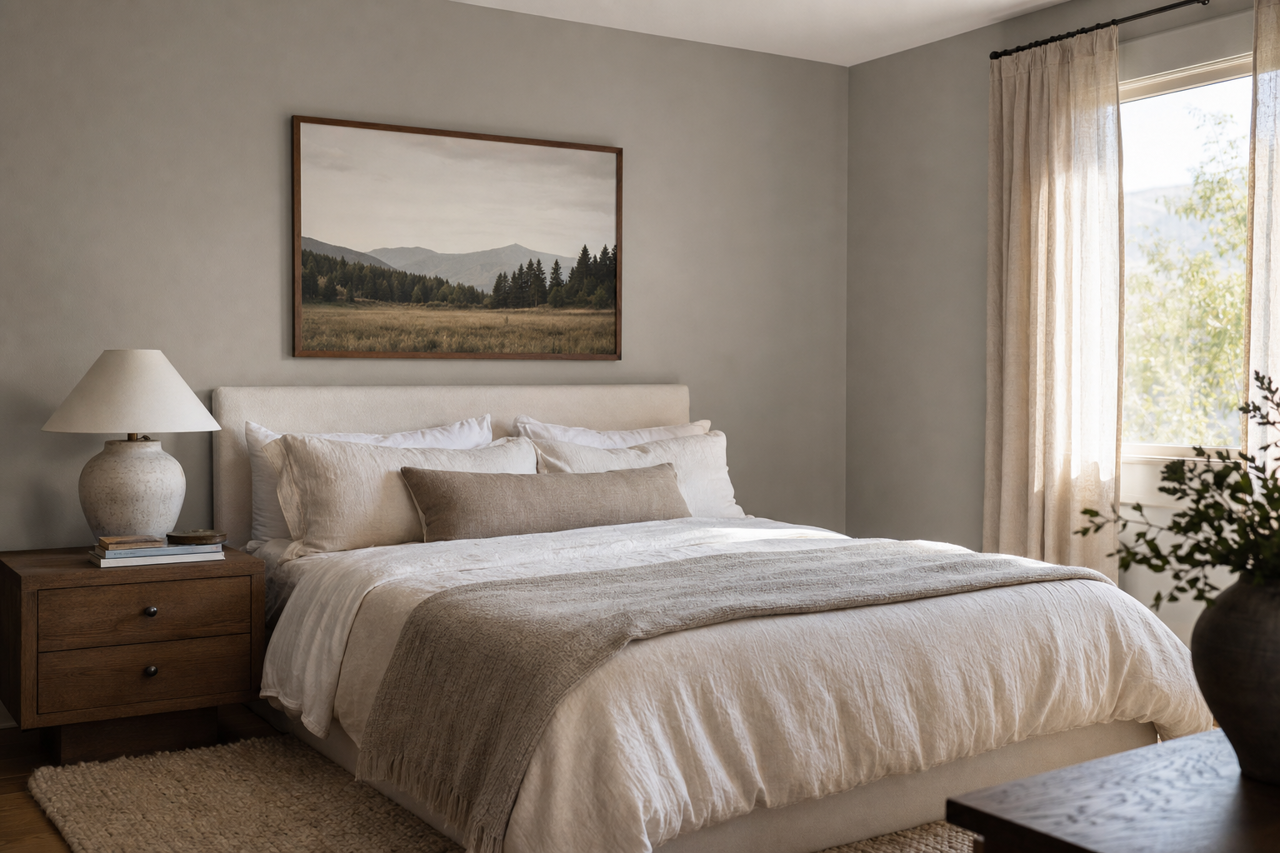 Pewter Cast by Sherwin-Williams on interiors