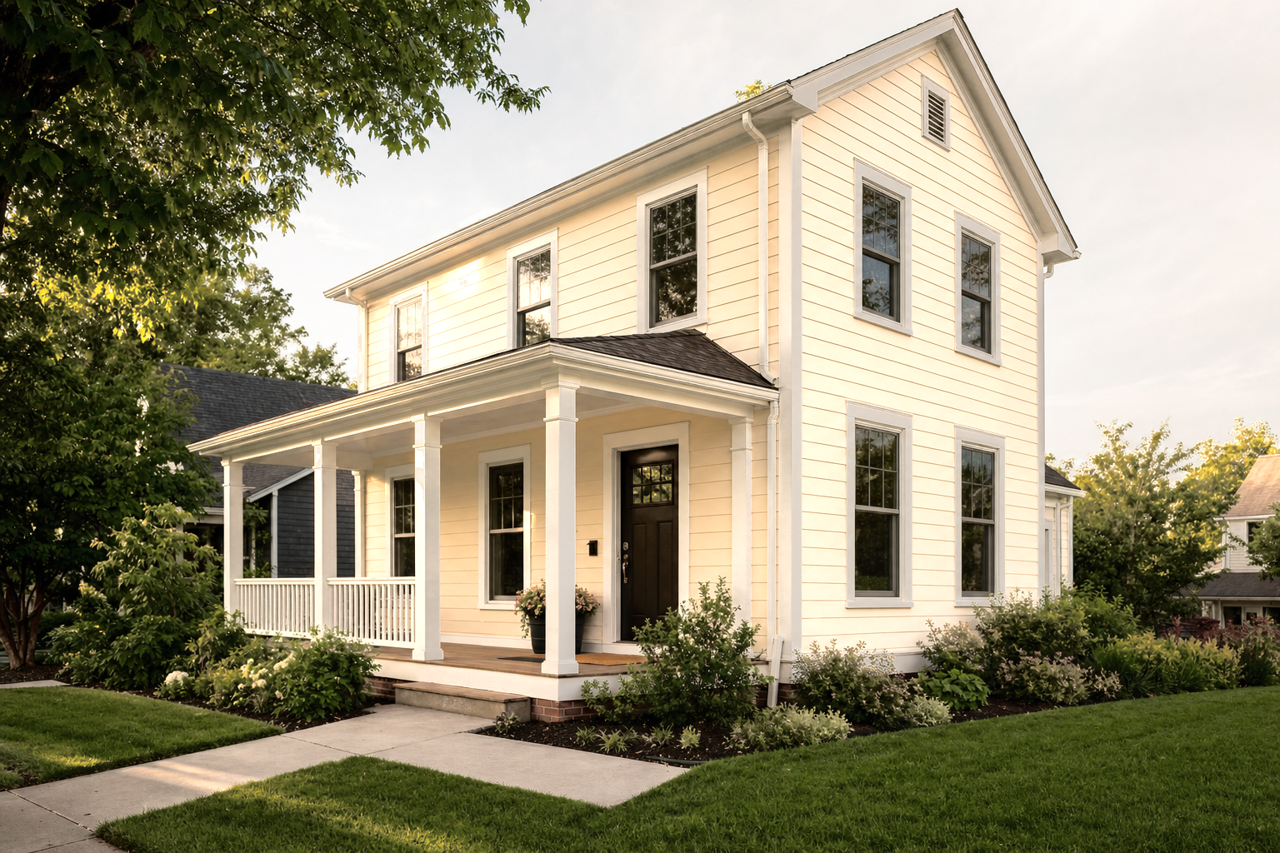 Cottage Cream by Sherwin-Williams on exterior