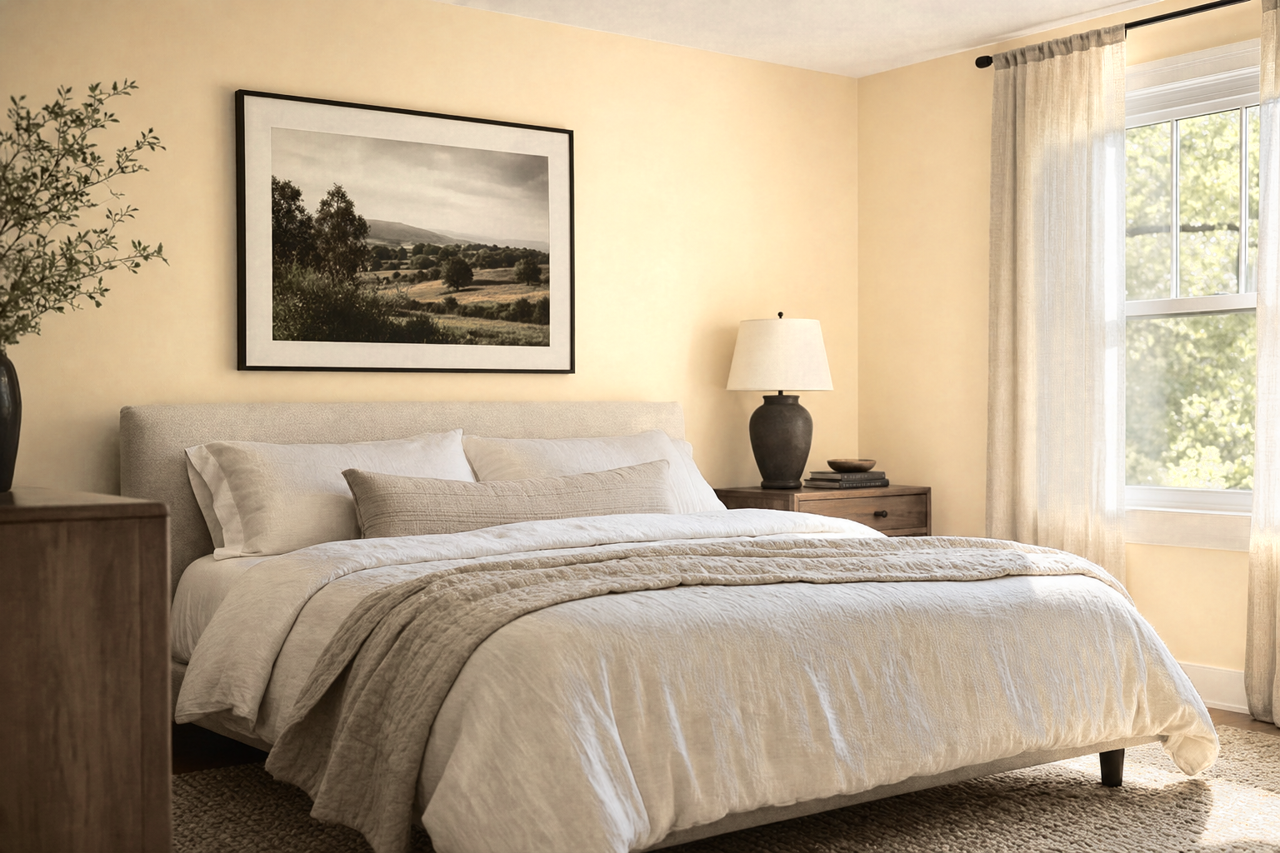 Cottage Cream by Sherwin-Williams on interiors
