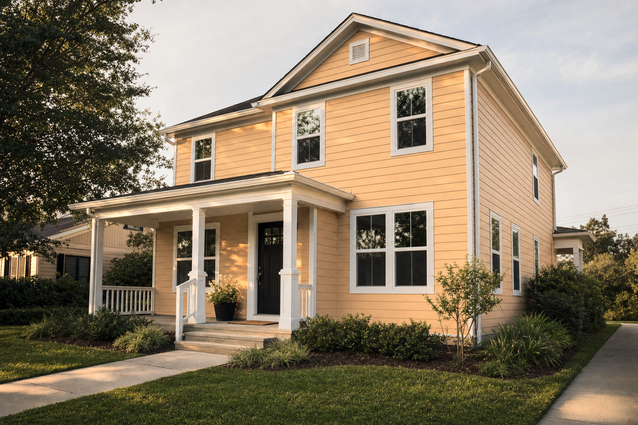 Golden Gate by Sherwin-Williams on exterior
