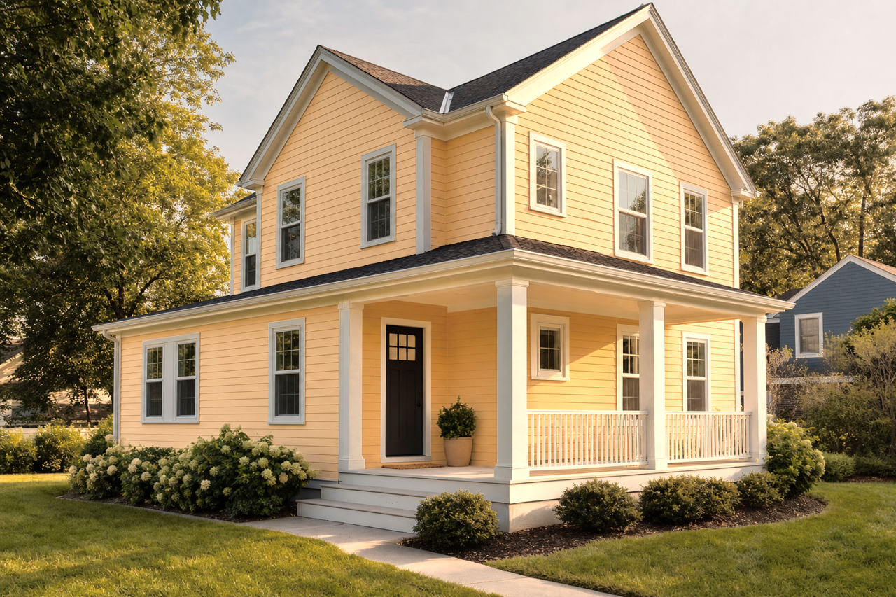 Bee's Wax by Sherwin-Williams on exterior