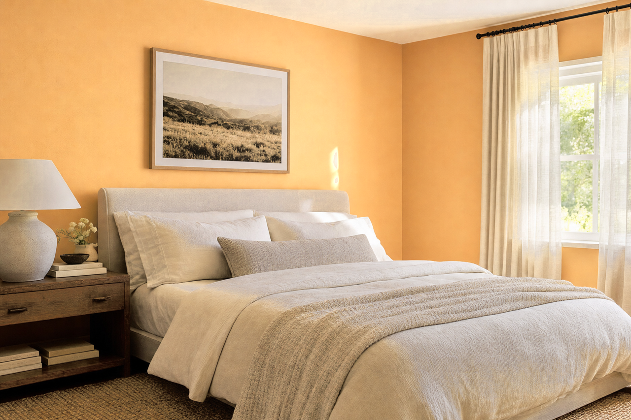 Bee's Wax by Sherwin-Williams on interiors