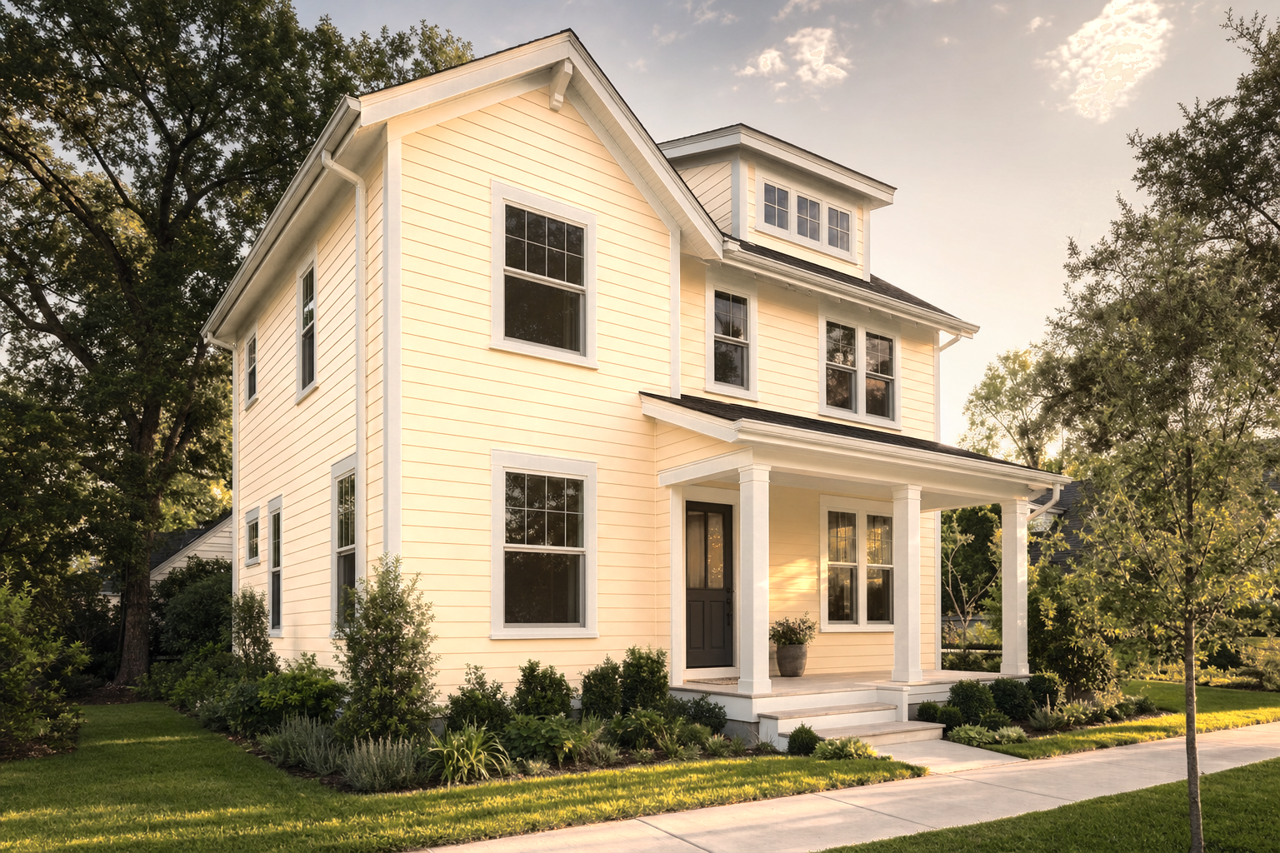 Hinoki by Sherwin-Williams on exterior