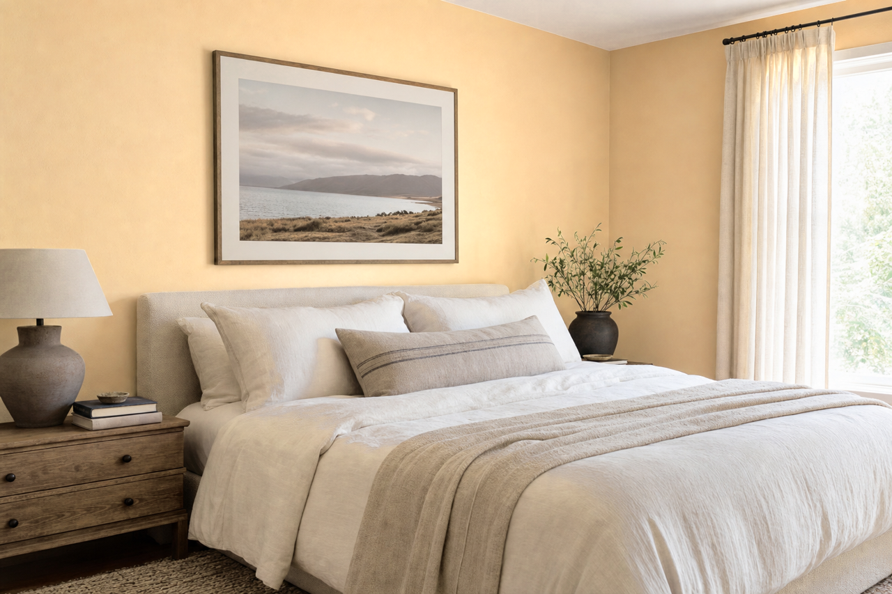 Biltmore Buff by Sherwin-Williams on interiors