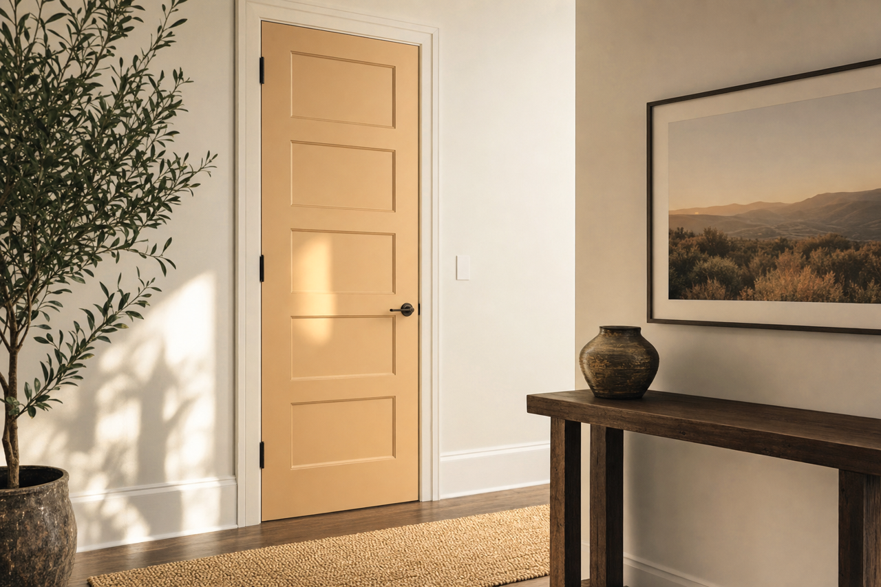 Stonebriar by Sherwin-Williams on interior-doors