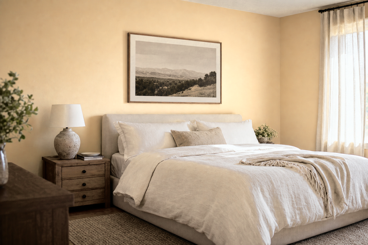 Toasted Pine Nut by Sherwin-Williams on interiors