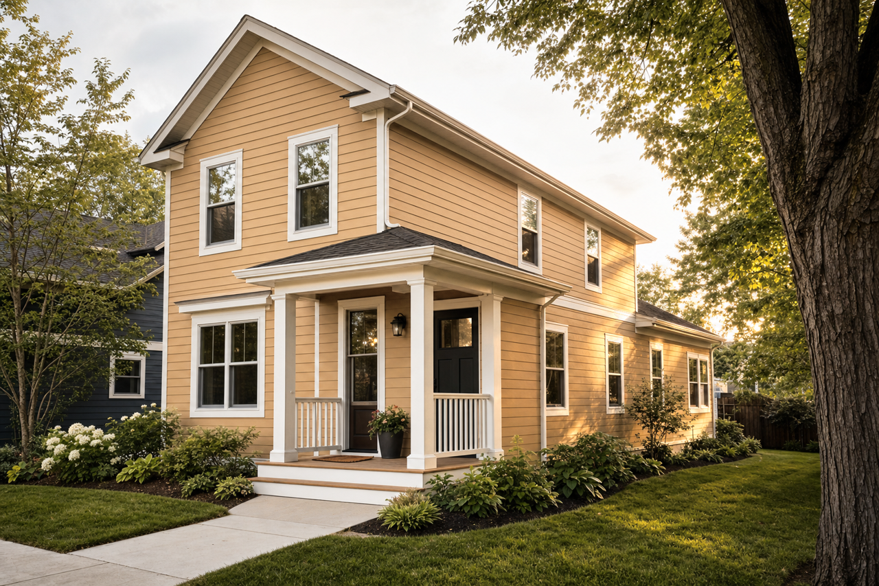 Rustic City by Sherwin-Williams on exterior