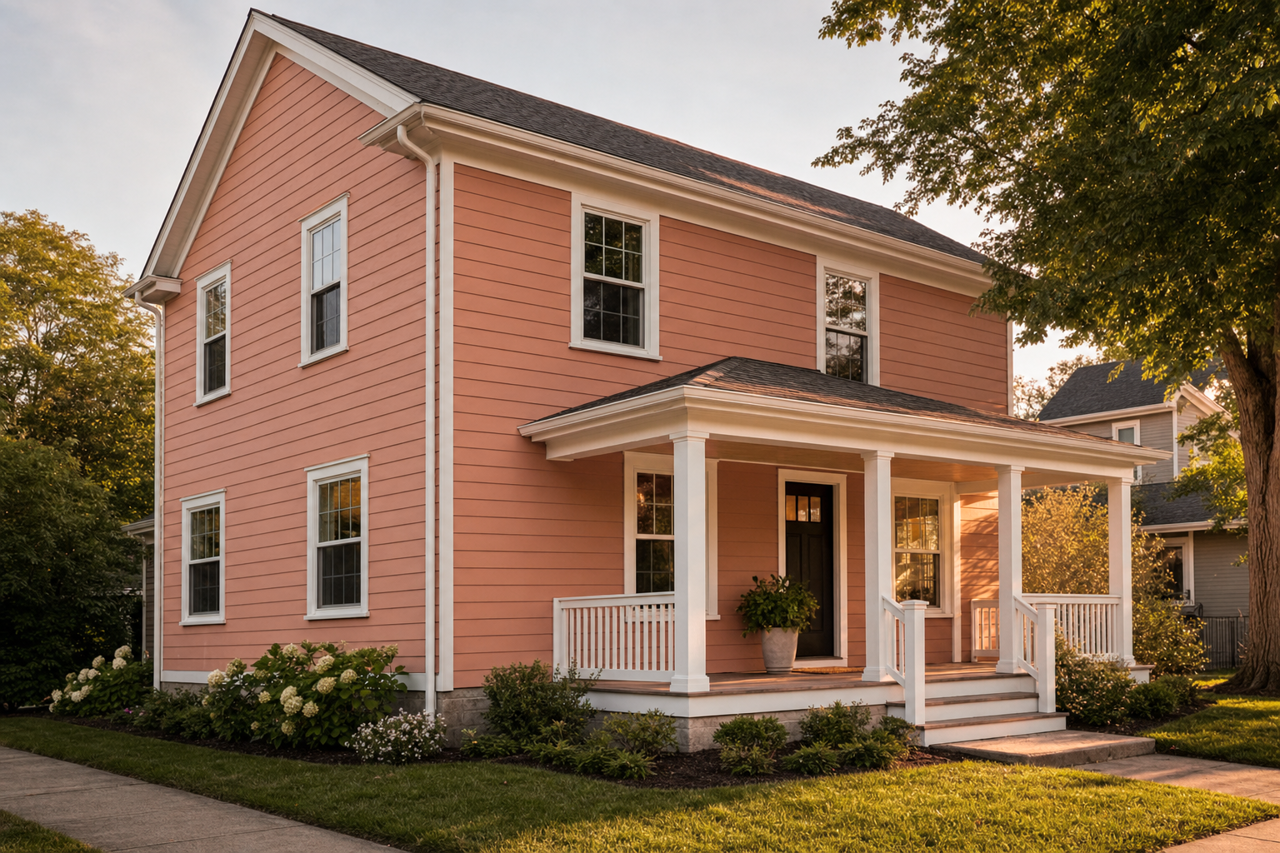 Spiced Cider by Sherwin-Williams on exterior
