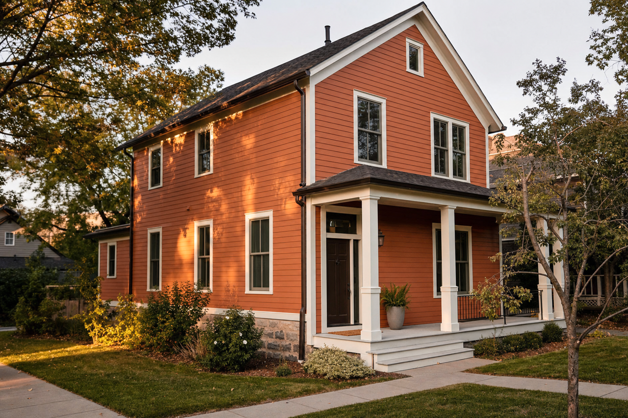 Earthen Jug by Sherwin-Williams on exterior