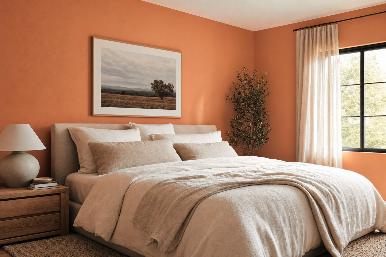 Copper Wire by Sherwin-Williams on interiors