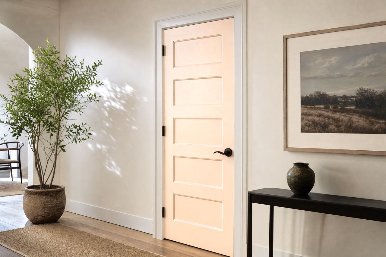 Pueblo by Sherwin-Williams on interior-doors