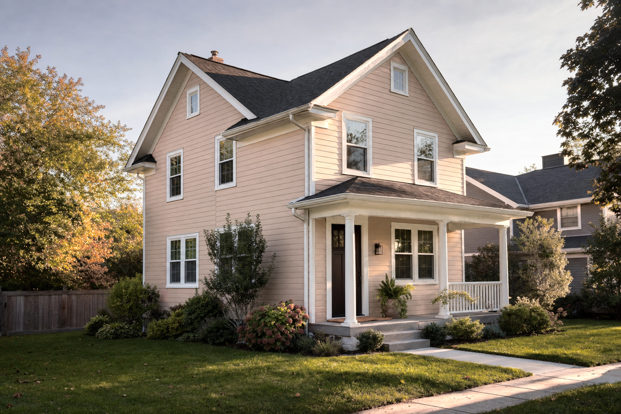 Tawny Tan by Sherwin-Williams on exterior