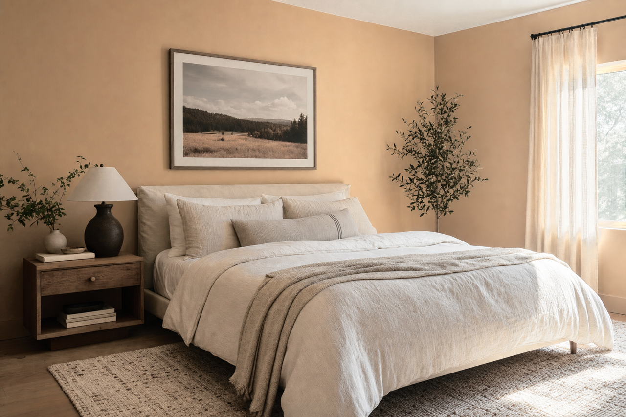 Oak Barrel by Sherwin-Williams on interiors