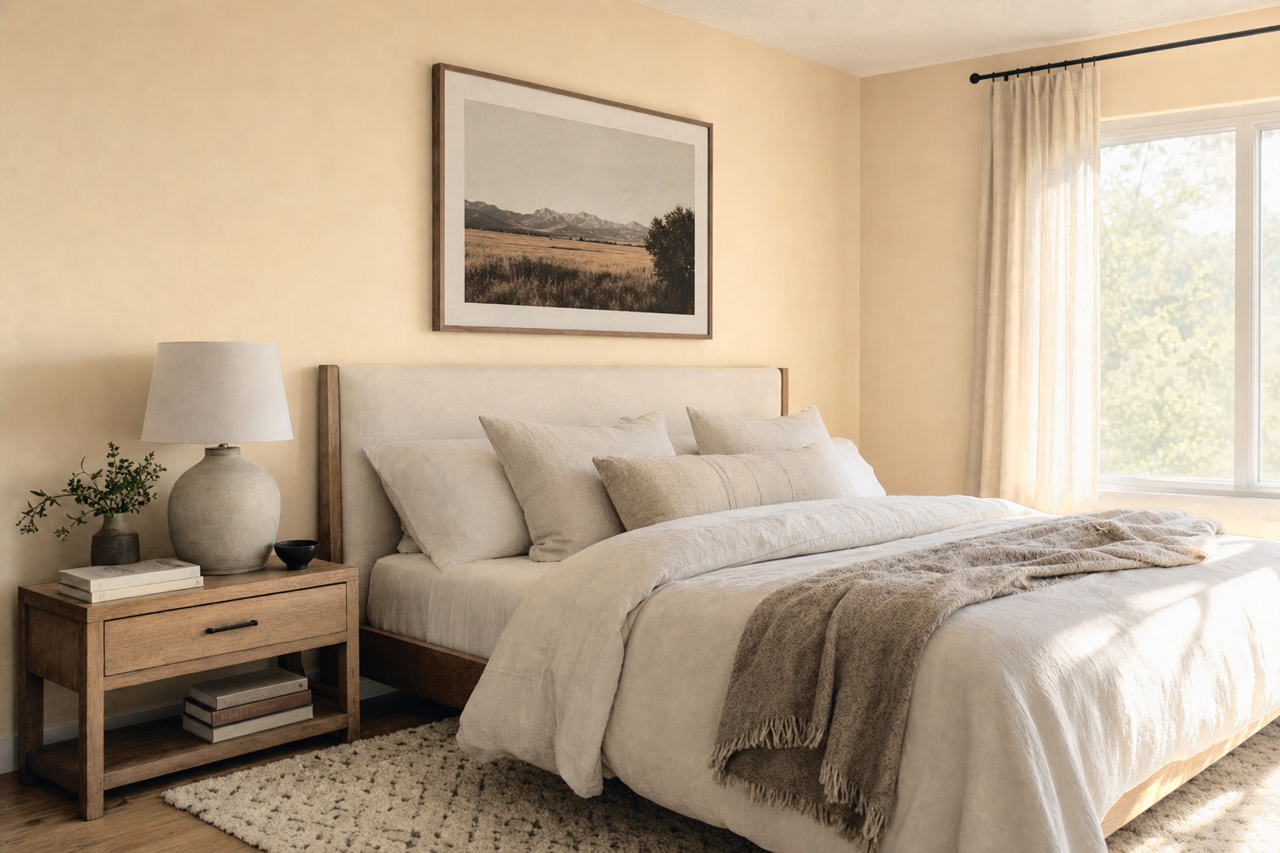 Croissant by Sherwin-Williams on interiors