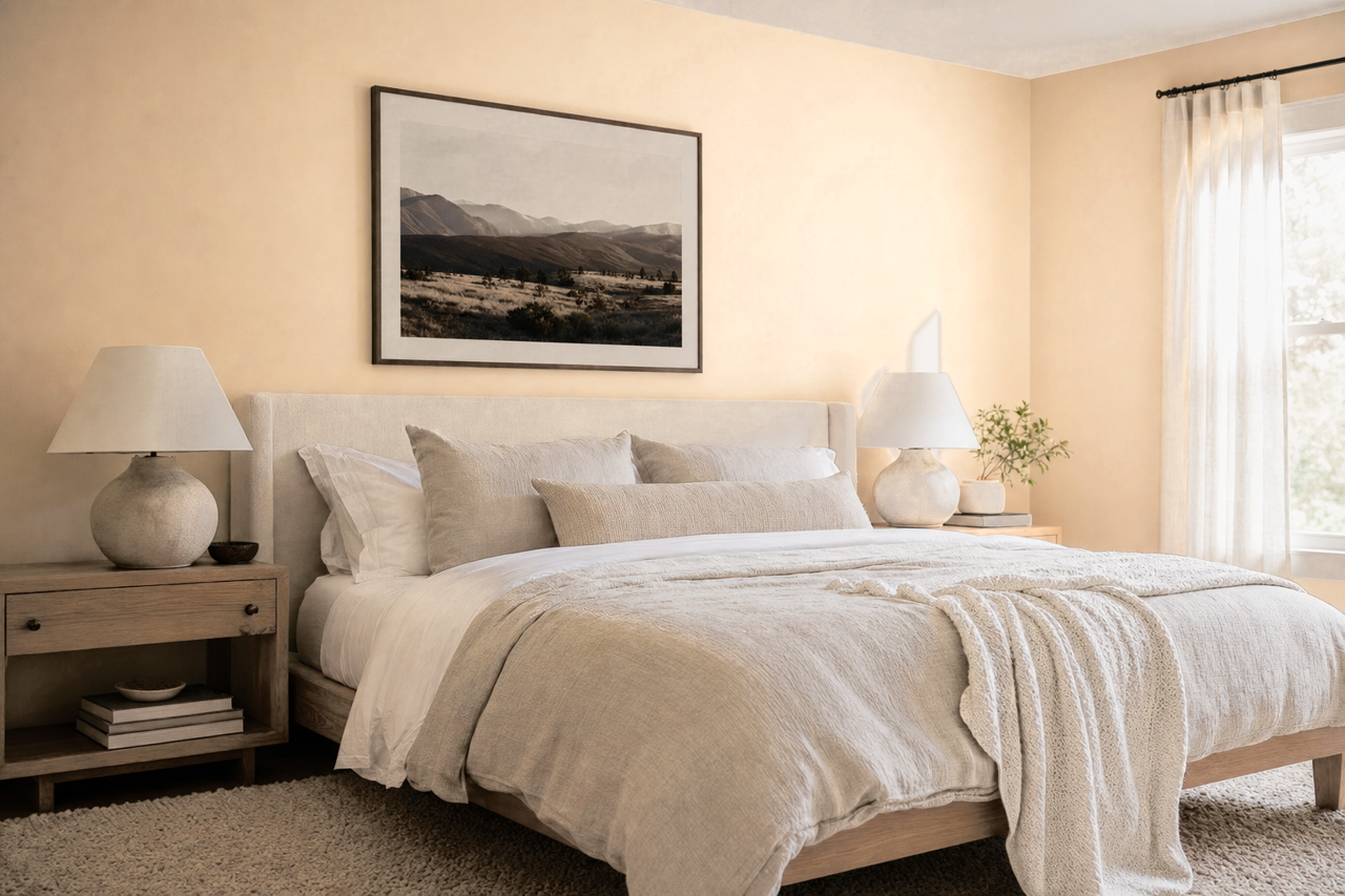 Fresco Cream by Sherwin-Williams on interiors