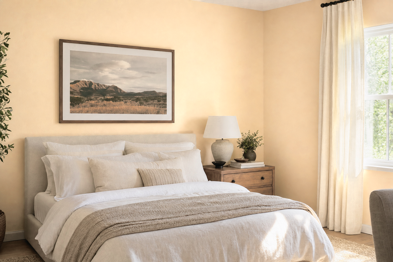 Travertine by Sherwin-Williams on interiors