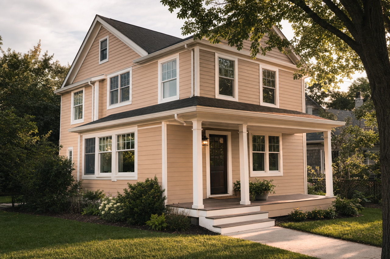 Canoe by Sherwin-Williams on exterior