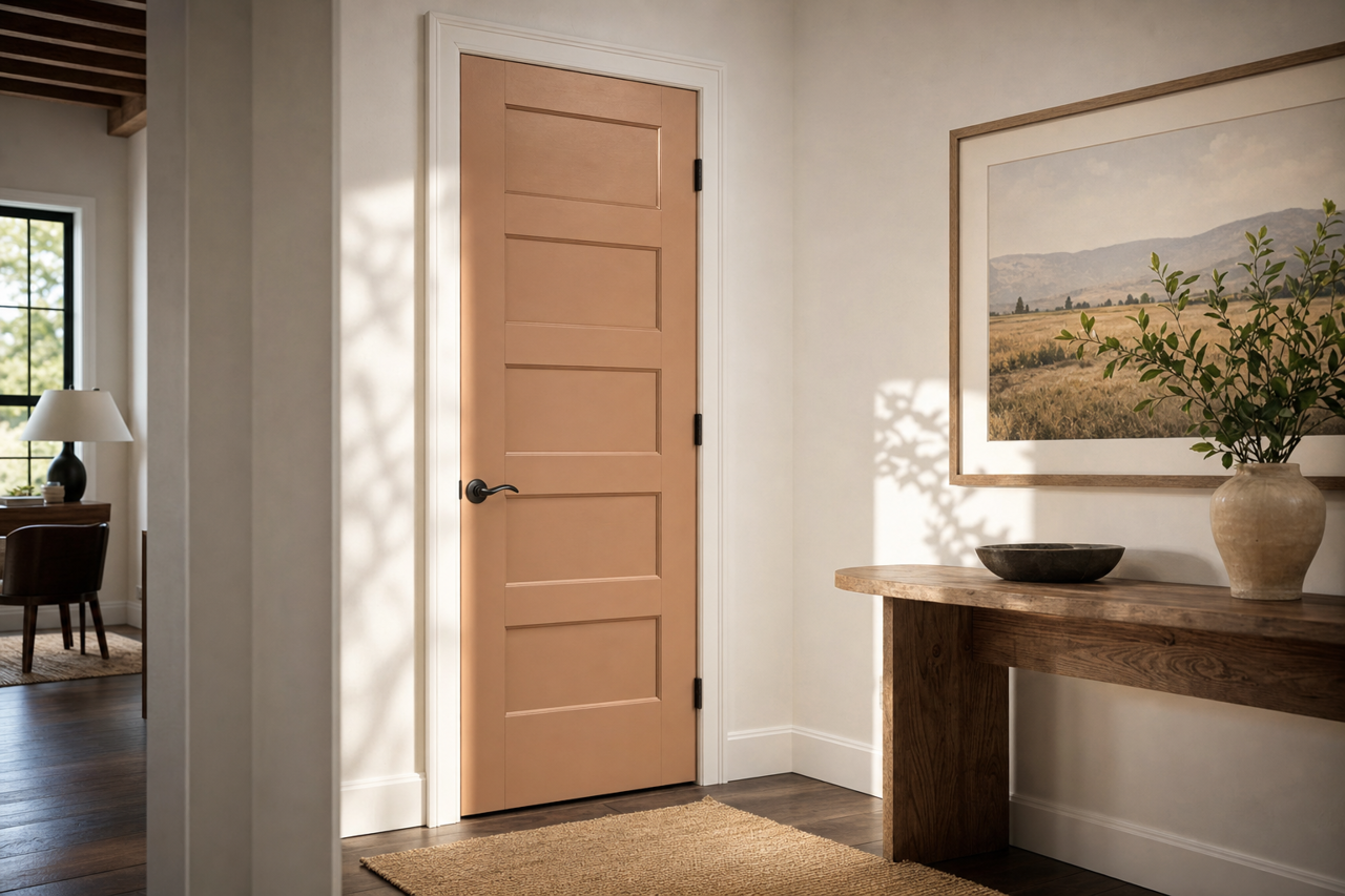 Yearling by Sherwin-Williams on interior-doors