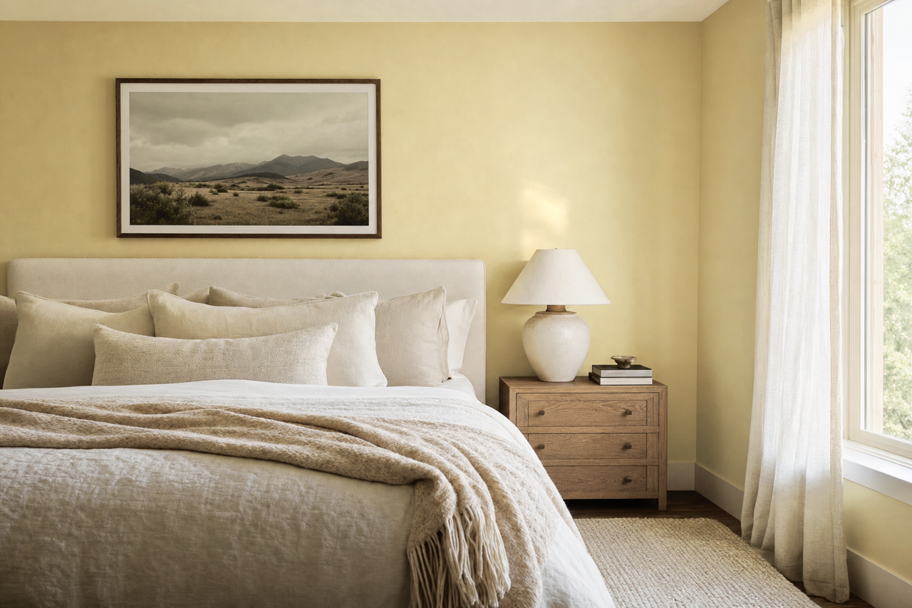 Lemongrass by Sherwin-Williams on interiors