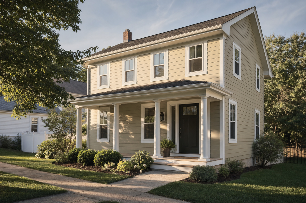 Garden Sage by Sherwin-Williams on exterior