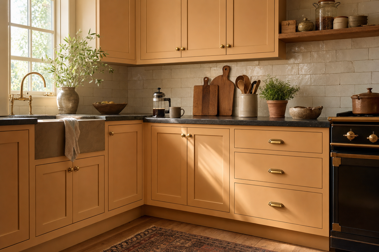 Cargo Pants by Sherwin-Williams on cabinets