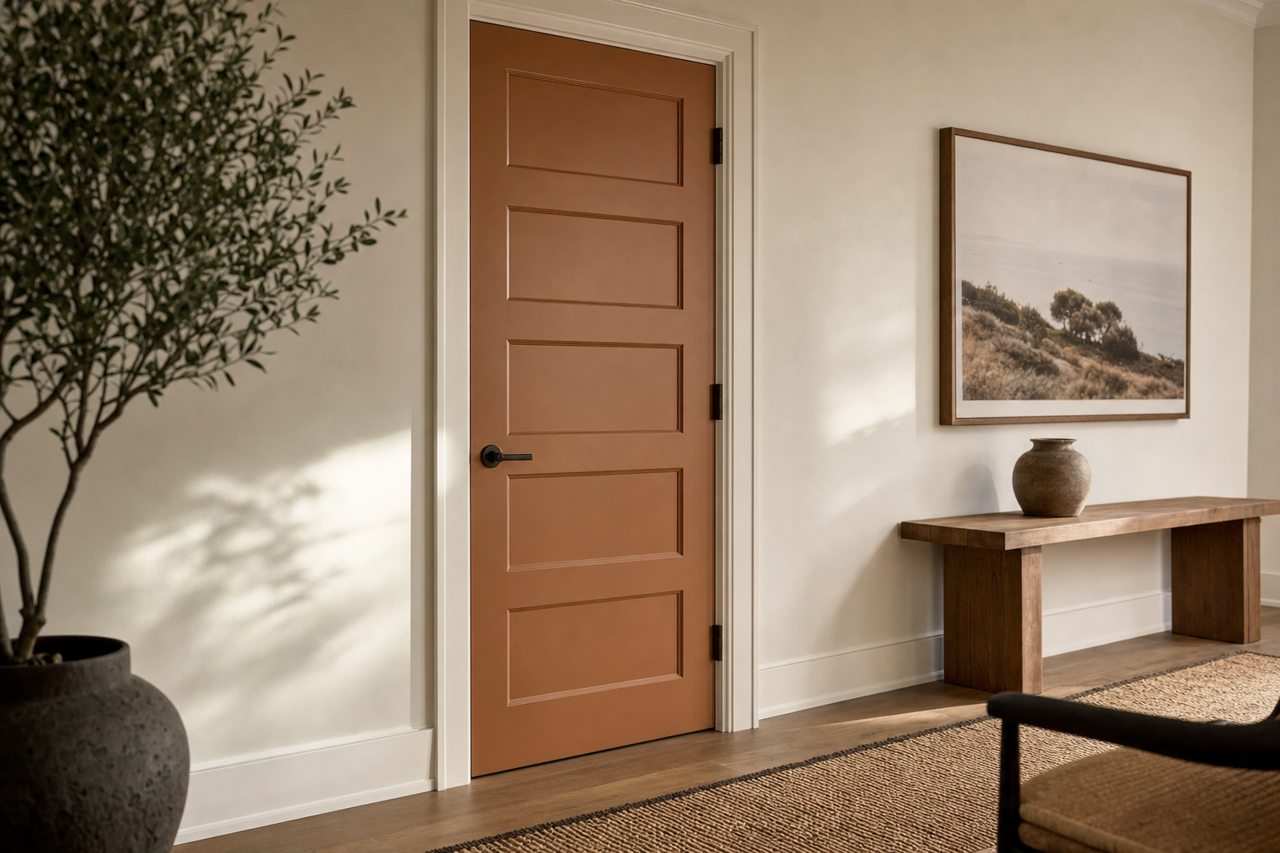 Messenger Bag by Sherwin-Williams on interior-doors