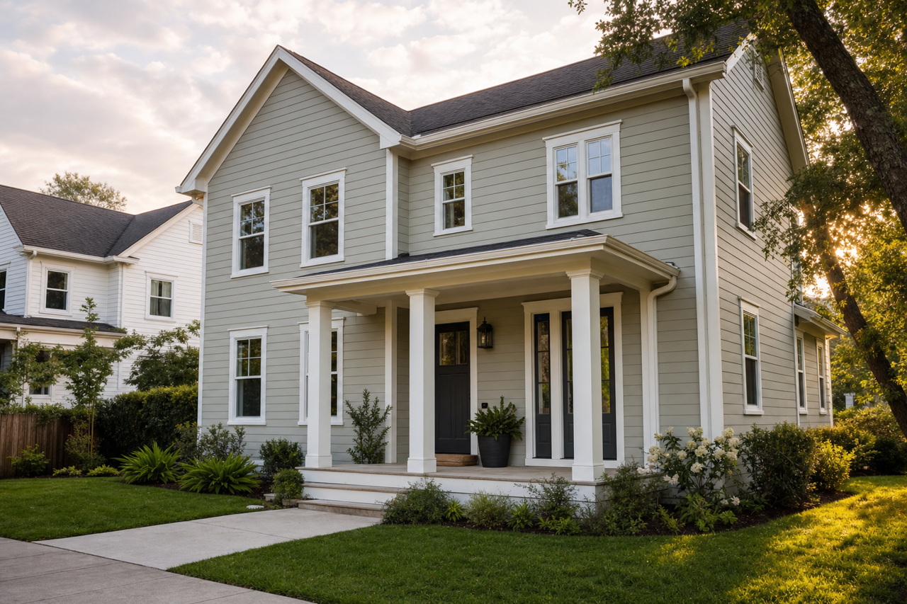 Willow Tree by Sherwin-Williams on exterior