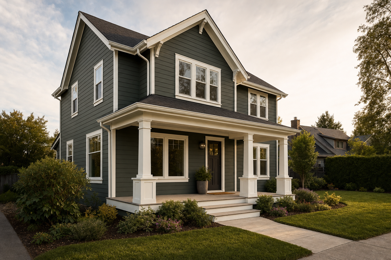 Olympic Range by Sherwin-Williams on exterior