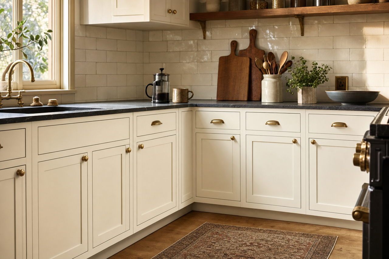 High Reflective White by Sherwin-Williams on cabinets