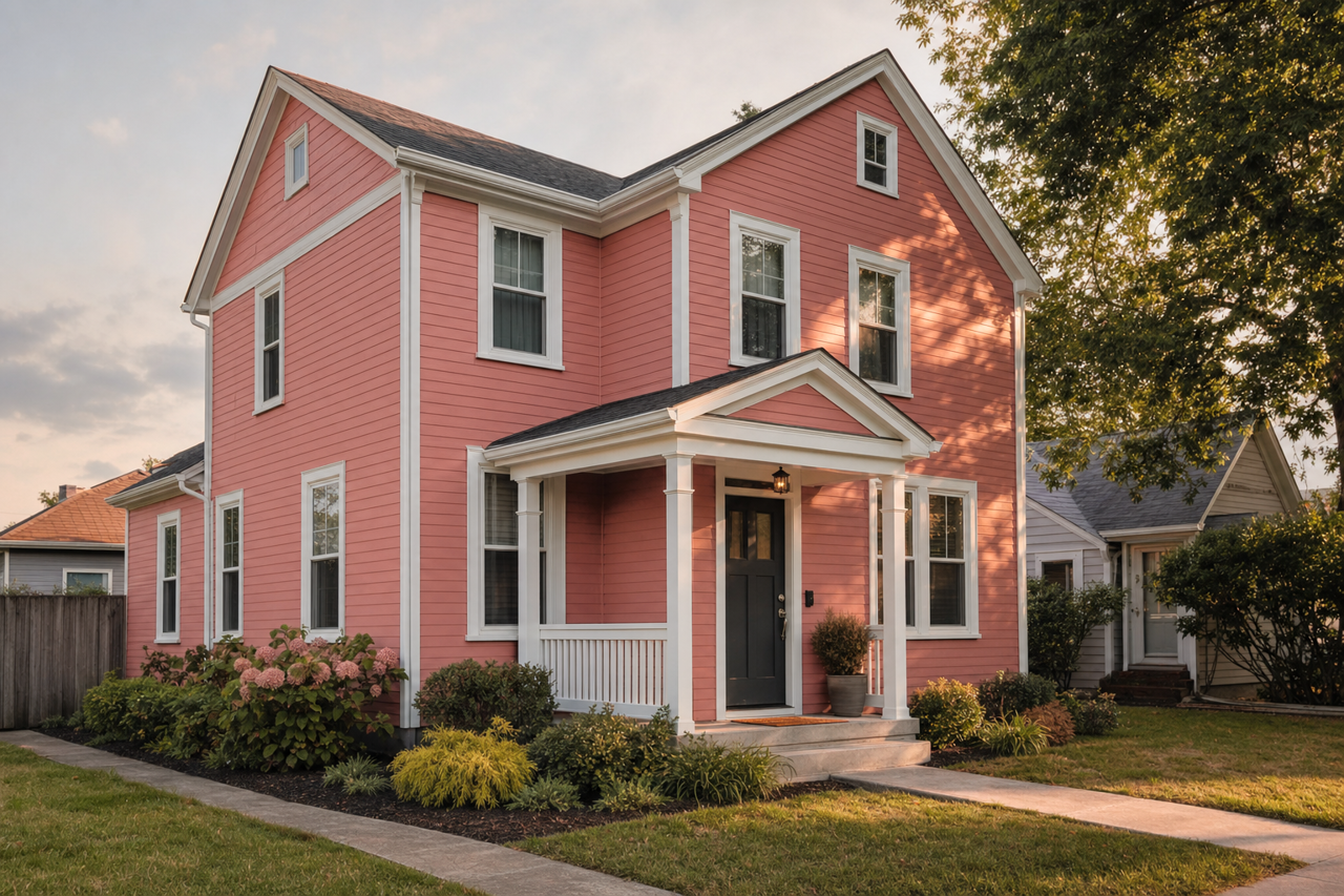 Rojo Dust by Sherwin-Williams on exterior