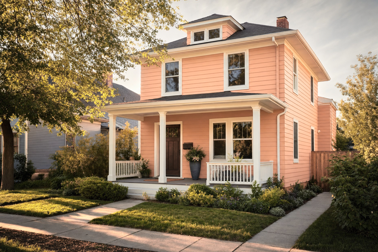 Windswept Canyon by Sherwin-Williams on exterior