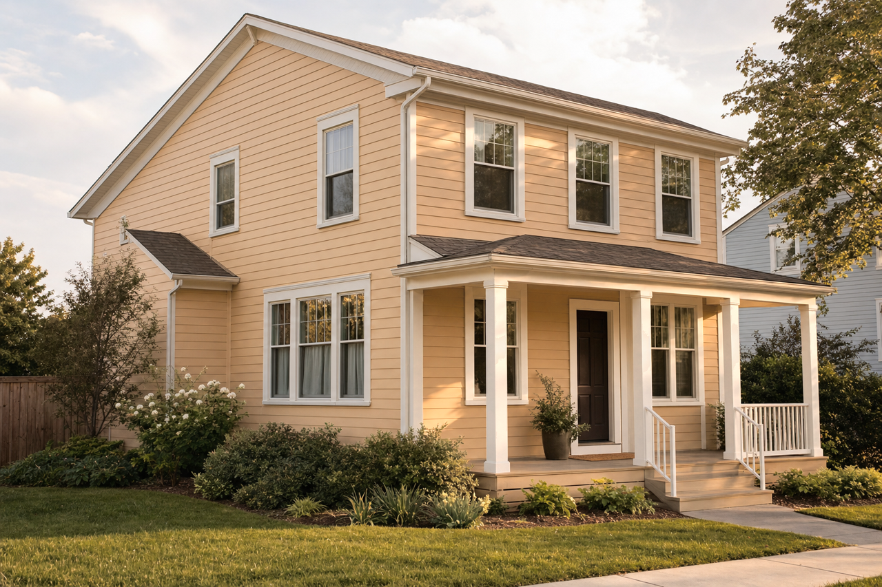 Coriander Powder by Sherwin-Williams on exterior