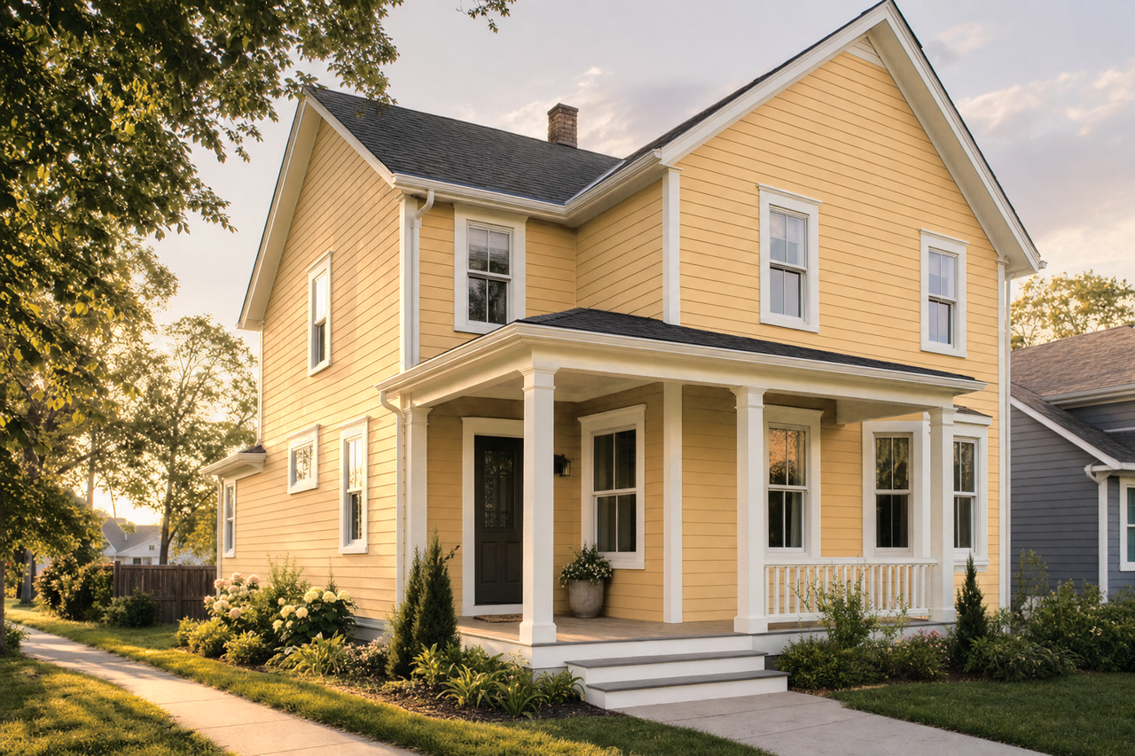 Tarnished Trumpet by Sherwin-Williams on exterior