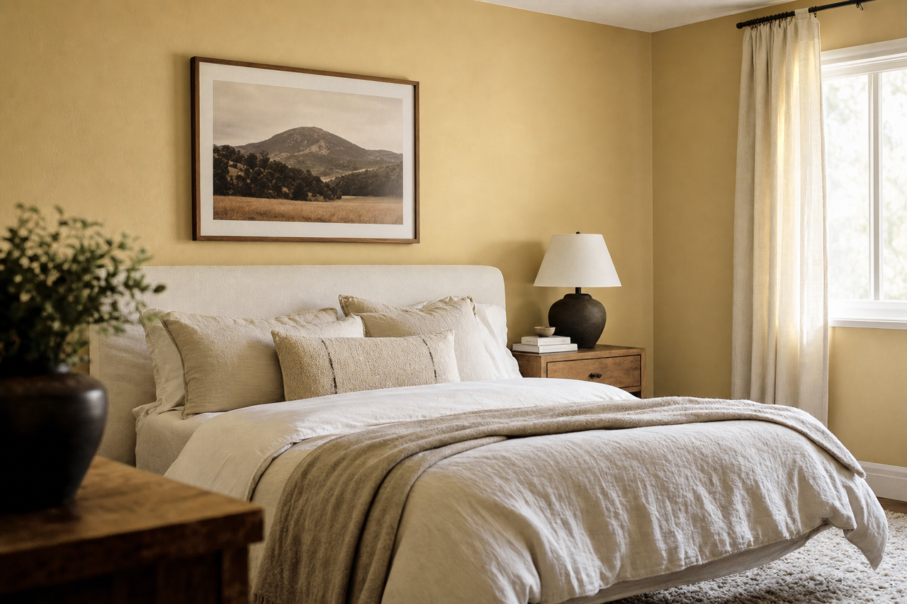 Dusted Olive by Sherwin-Williams on interiors