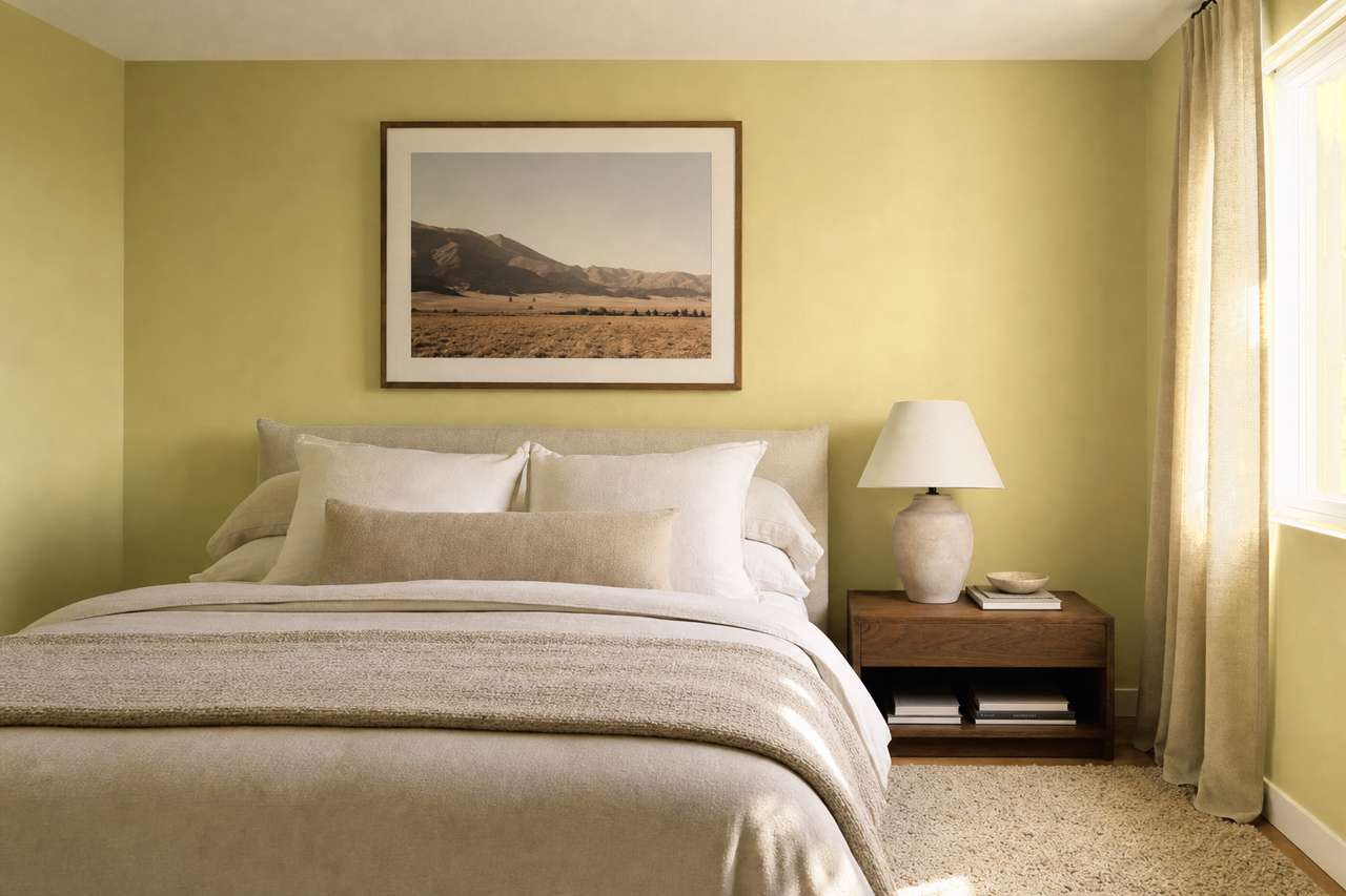 Cool Avocado by Sherwin-Williams on interiors