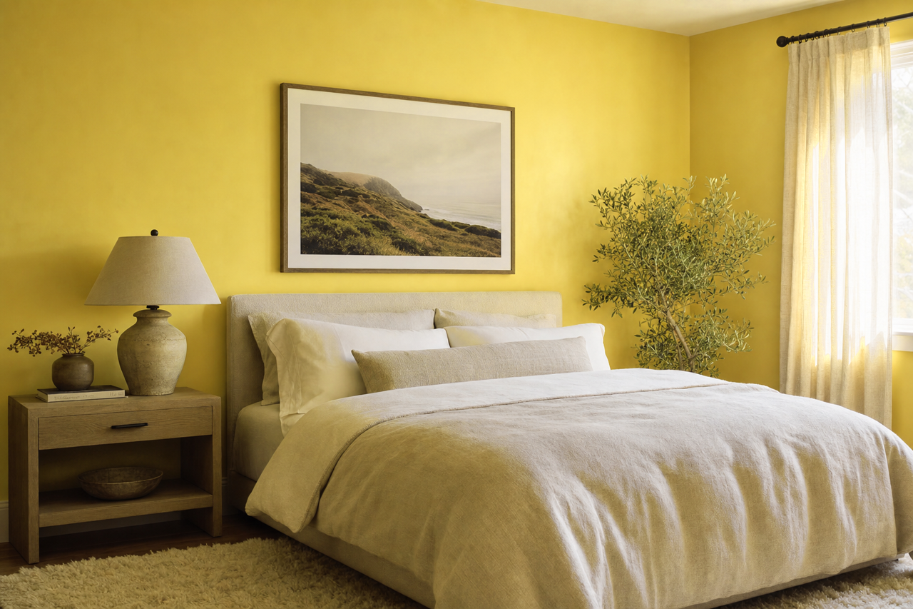 Limón Fresco by Sherwin-Williams on interiors