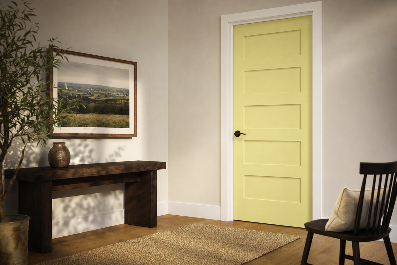 Primavera by Sherwin-Williams on interior-doors