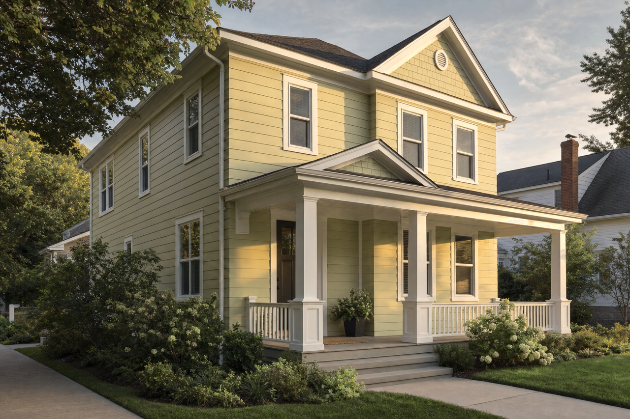 Baby Bok Choy by Sherwin-Williams on exterior