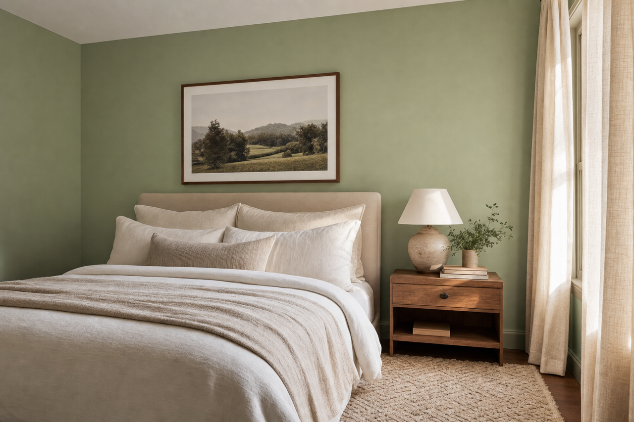Broccoflower by Sherwin-Williams on interiors
