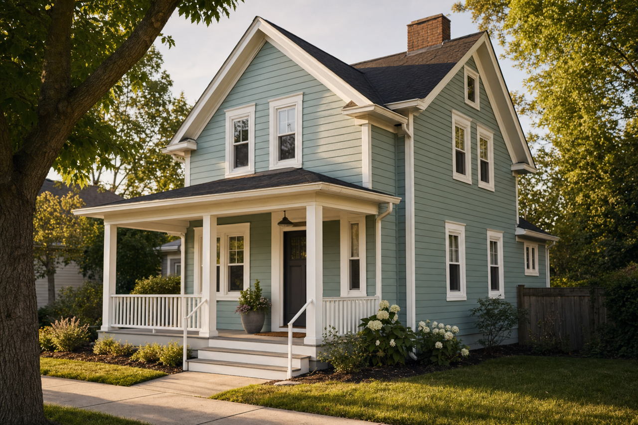 Verdigreen by Sherwin-Williams on exterior