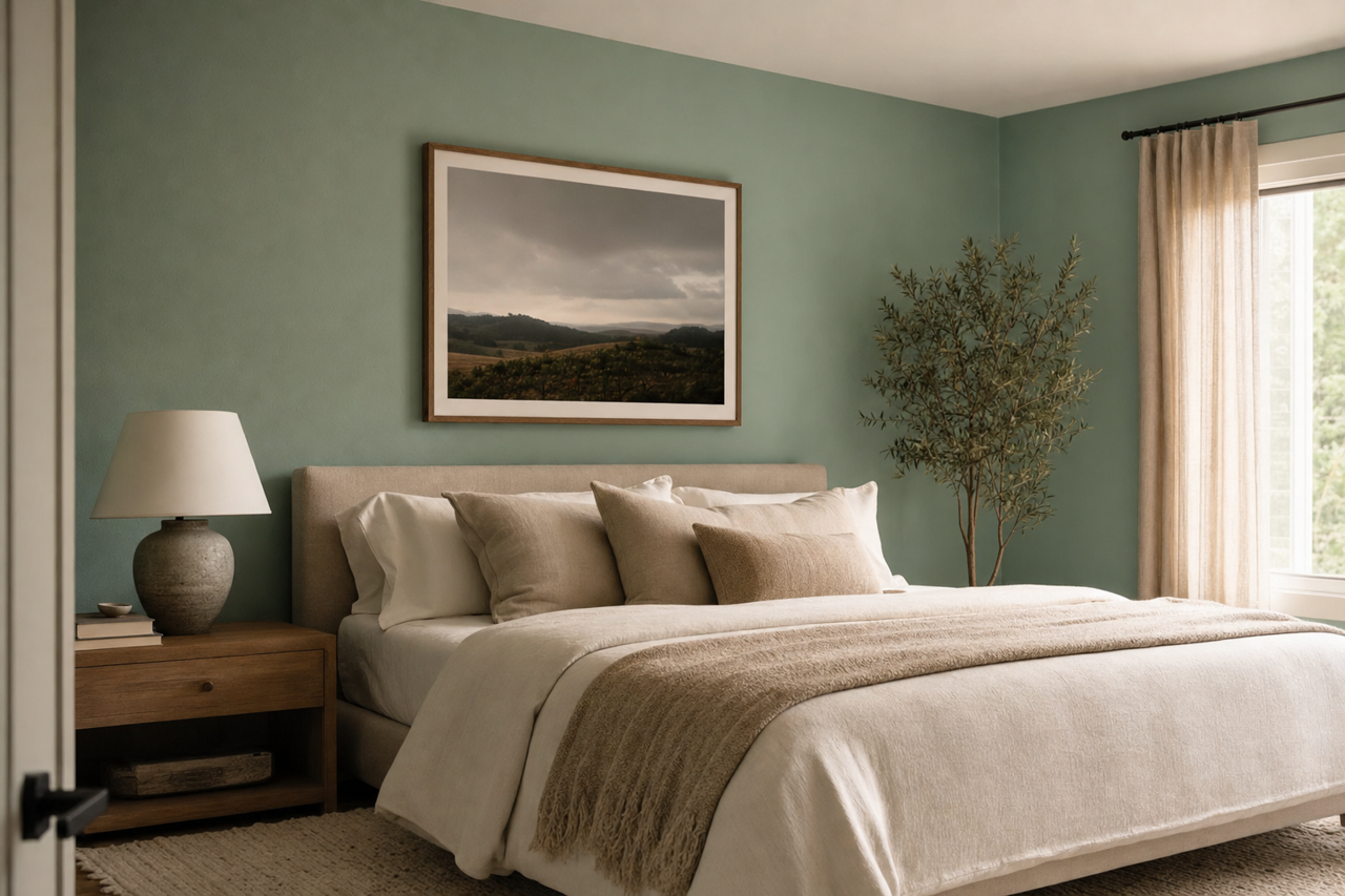 Verdigreen by Sherwin-Williams on interiors