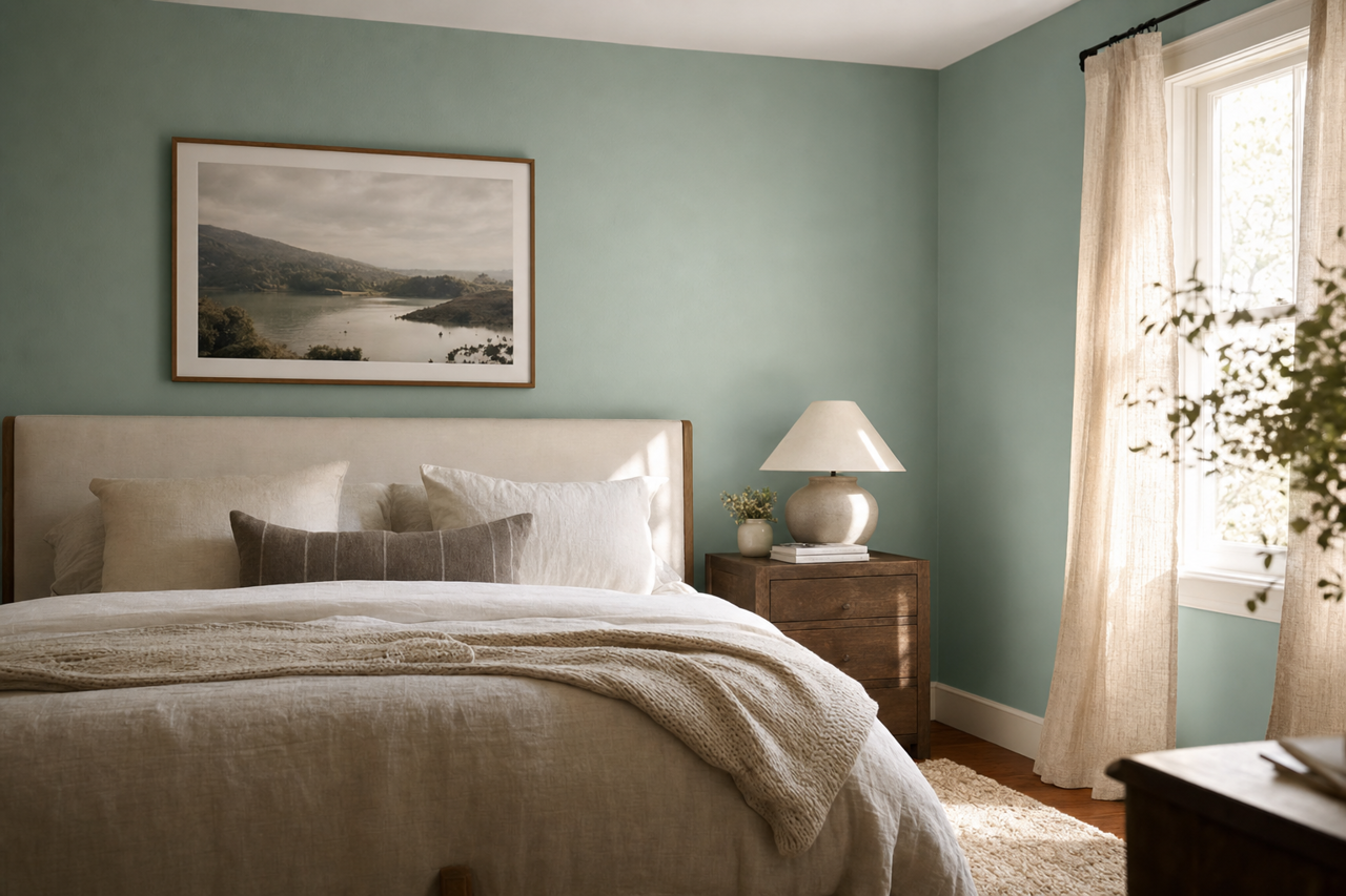 Vintage Vessel by Sherwin-Williams on interiors