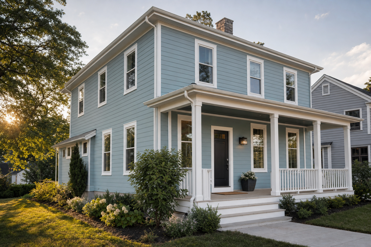 Rest Assured by Sherwin-Williams on exterior