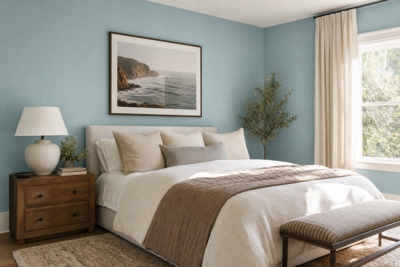 Rest Assured by Sherwin-Williams on interiors