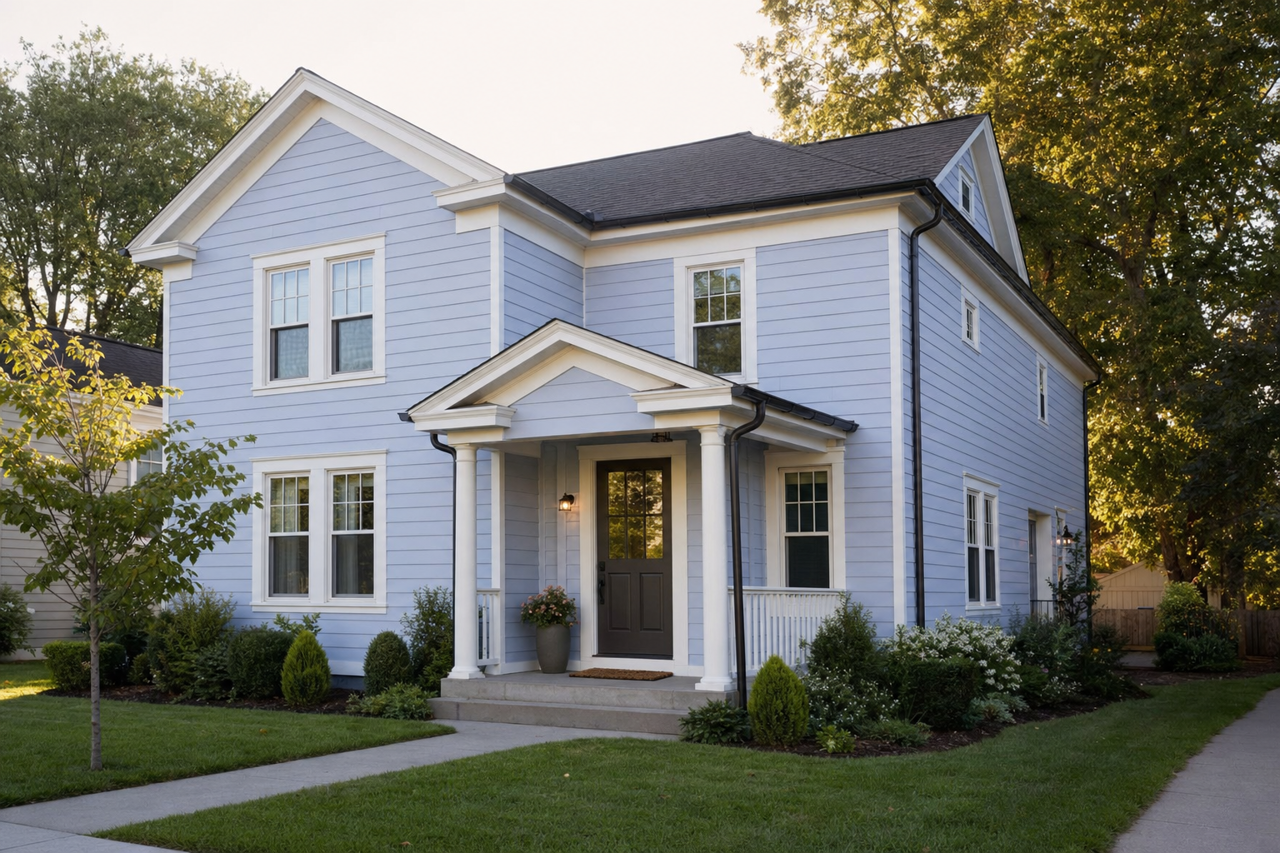 Agapanthus by Sherwin-Williams on exterior