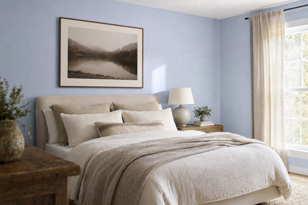 Agapanthus by Sherwin-Williams on interiors