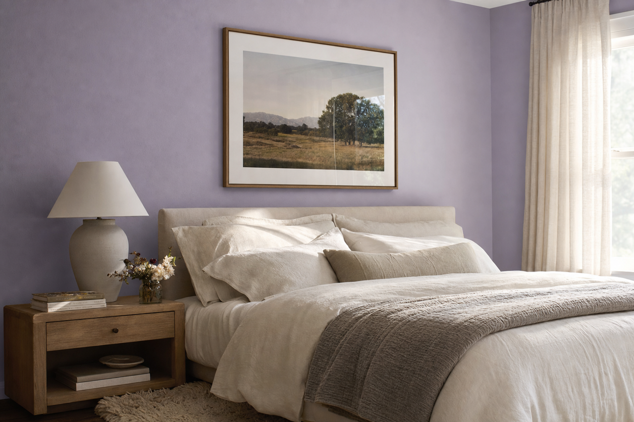 Forever Lilac by Sherwin-Williams on interiors