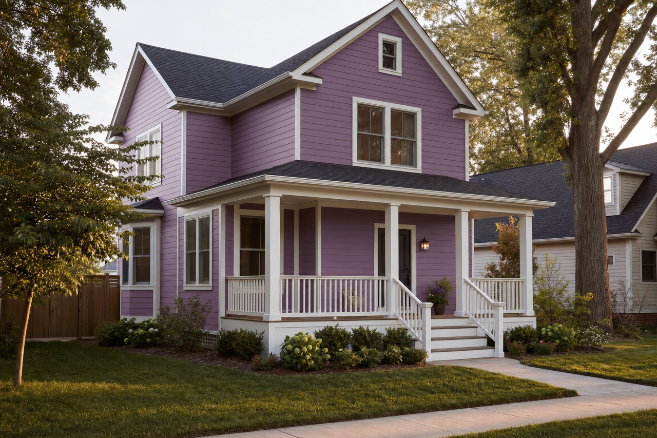 Veri Berri by Sherwin-Williams on exterior